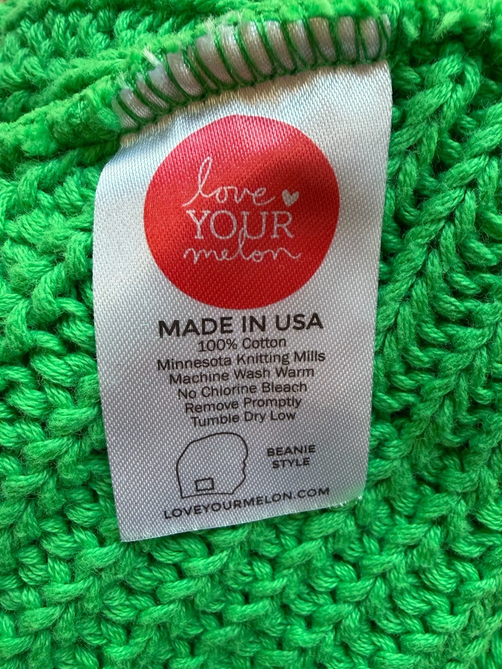 Love Your Melon Green beanie - Picture 5 of 5